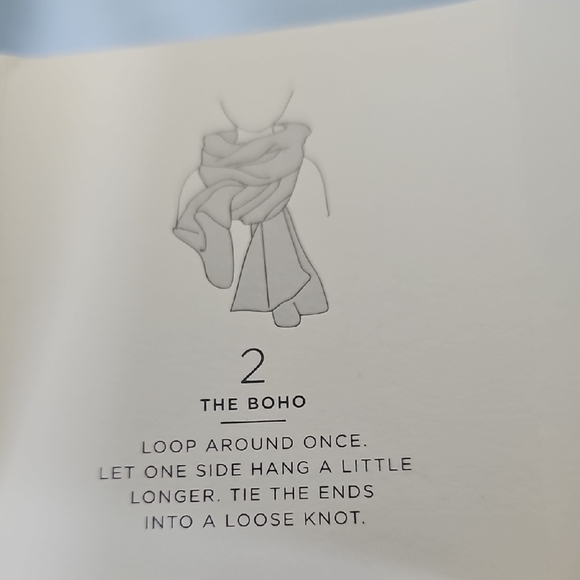 Loft NWT Feminine Whimsical Polka Dot Scarf With Fringe Hem 29 X 85 - Picture 5 of 8